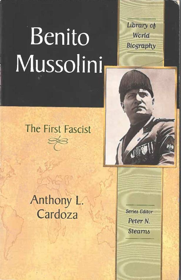 book titled Benito Mussolini: The First Fascist